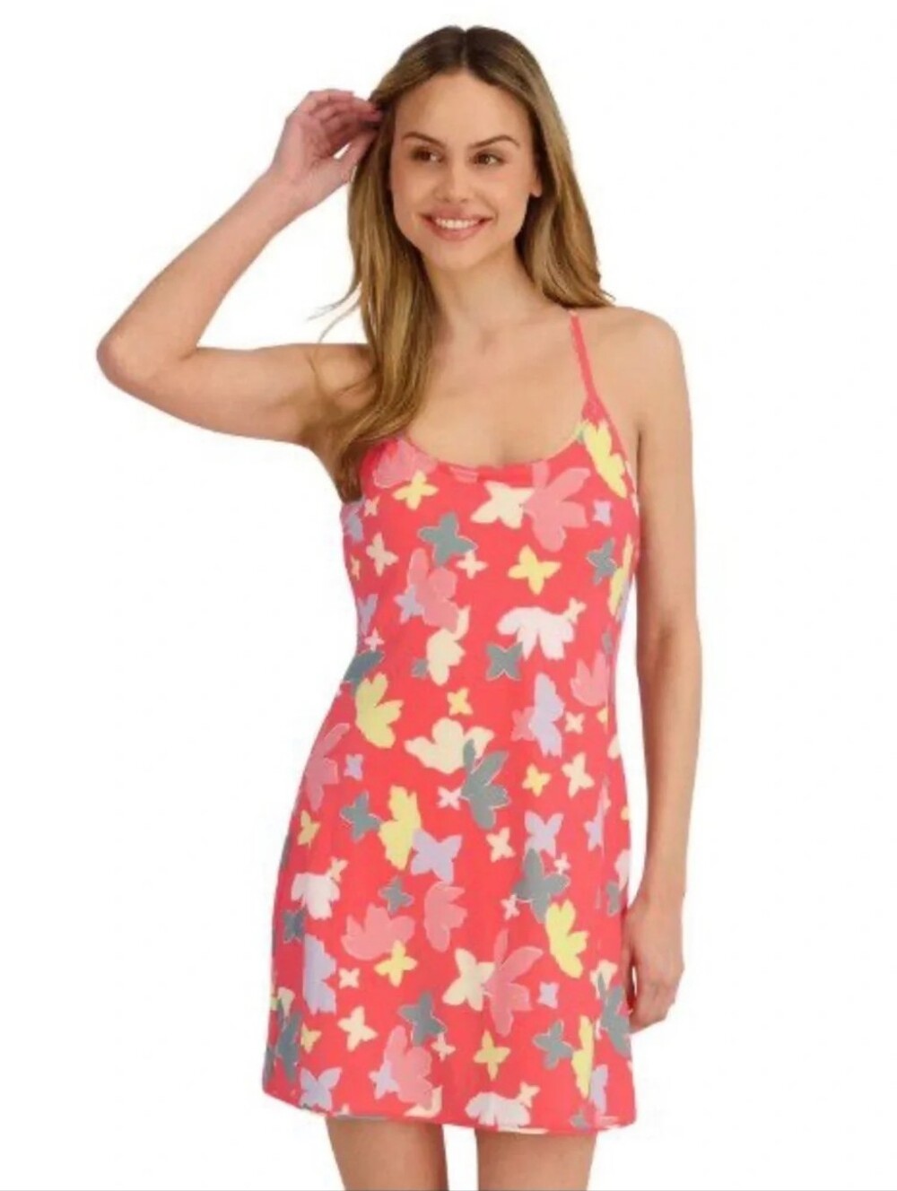 NWT Outdoor Voices Exercise Dress Medium Slice of Life Pink Floral UPF 50+ New